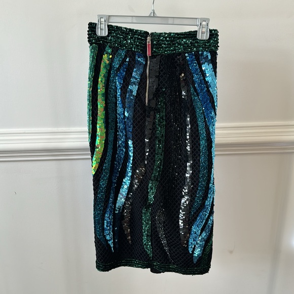Sequin multicolored midi skirt by asos. US size 6 - Picture 3 of 3
